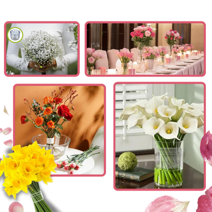 Support créatif pour compositions florales