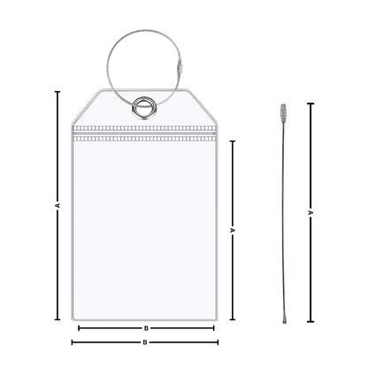Porte-étiquettes à bagages imperméable et personnalisé