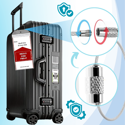 Porte-étiquettes à bagages imperméable et personnalisé