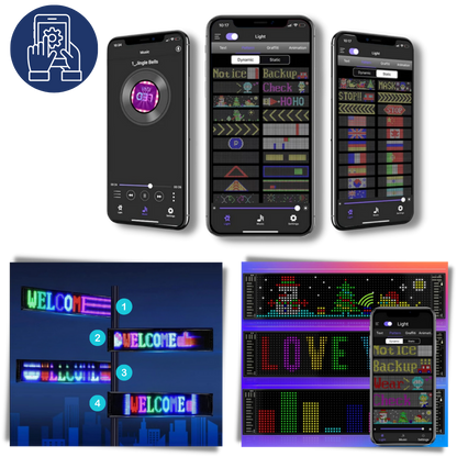 Panneau LED personnalisable et flexible