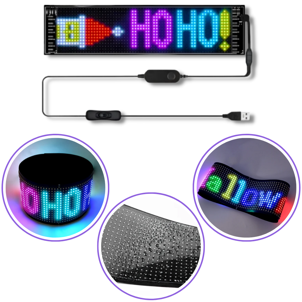 Panneau LED personnalisable et flexible