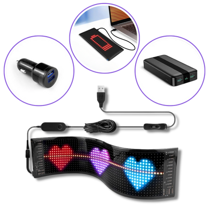 Panneau LED personnalisable et flexible