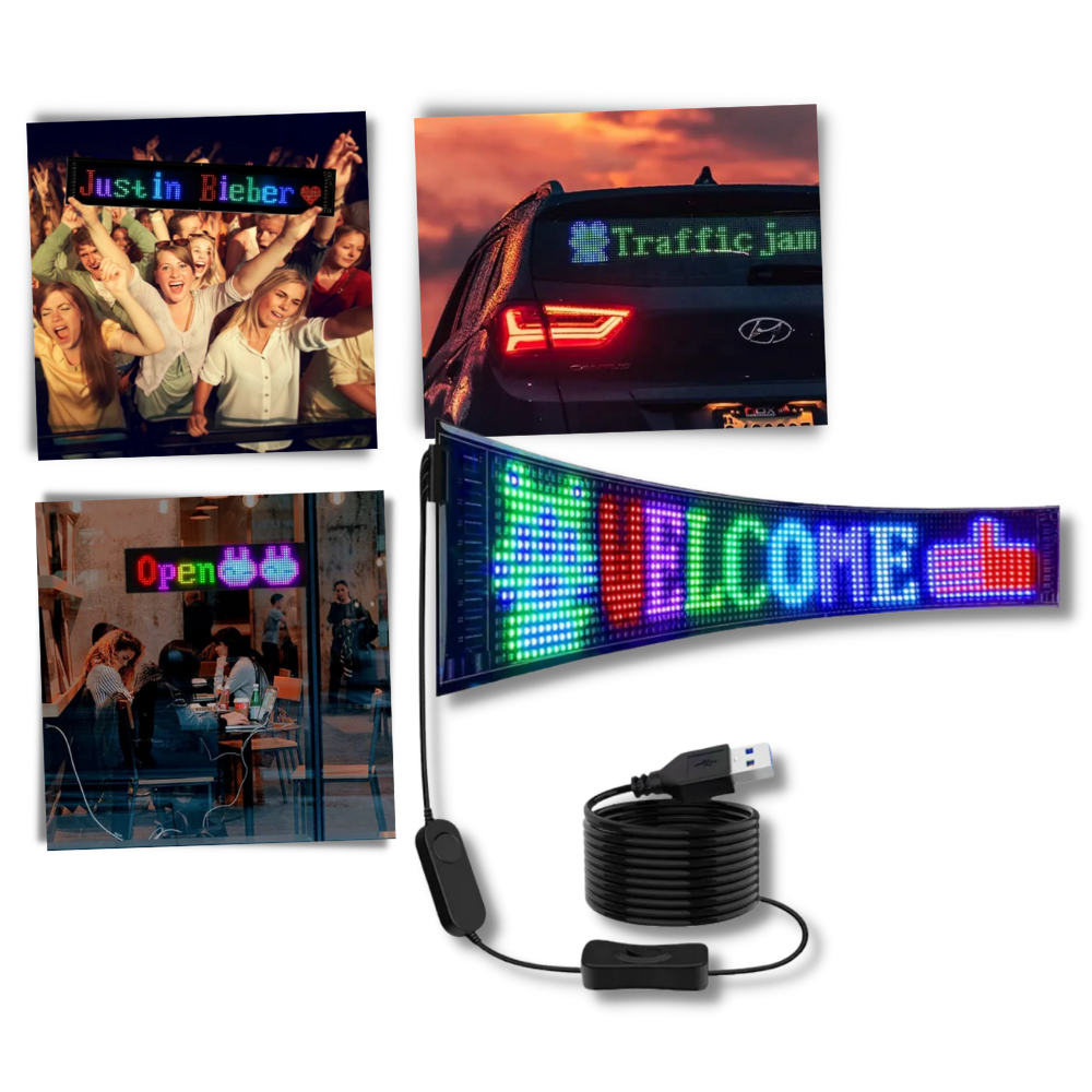 Panneau LED personnalisable et flexible