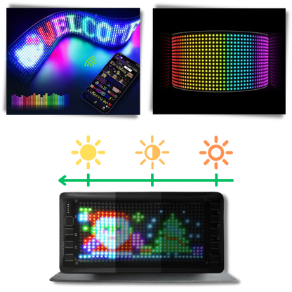 Panneau LED personnalisable et flexible