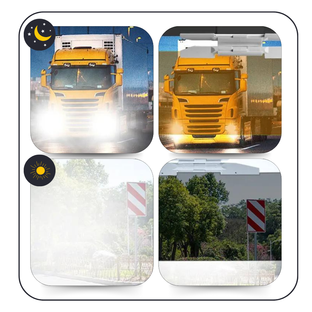 Rallonge de pare-soleil de voiture à double usage