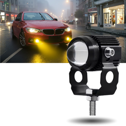 Phare avant double éclairage pour motos