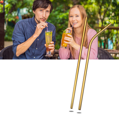 Paille réutilisable en acier inoxydable