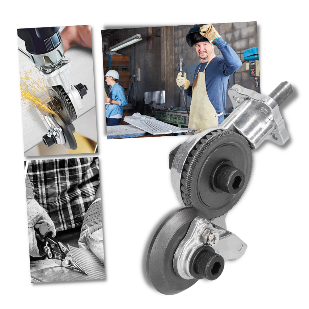 Set de coupe-plaques pour perceuse électrique