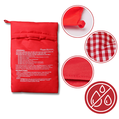 Sac de cuisson à pommes de terre pour micro-ondes