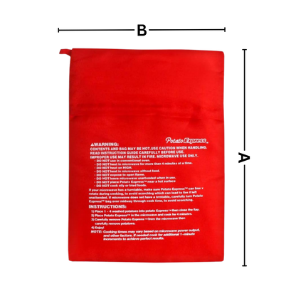 Sac de cuisson à pommes de terre pour micro-ondes