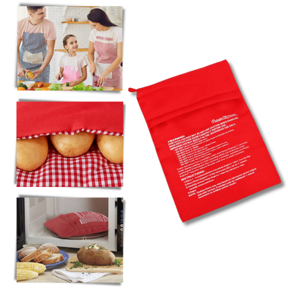 Sac de cuisson à pommes de terre pour micro-ondes
