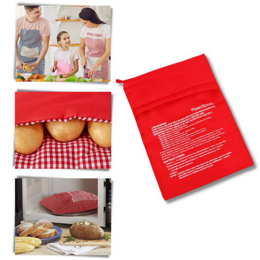 Sac de cuisson à pommes de terre pour micro-ondes