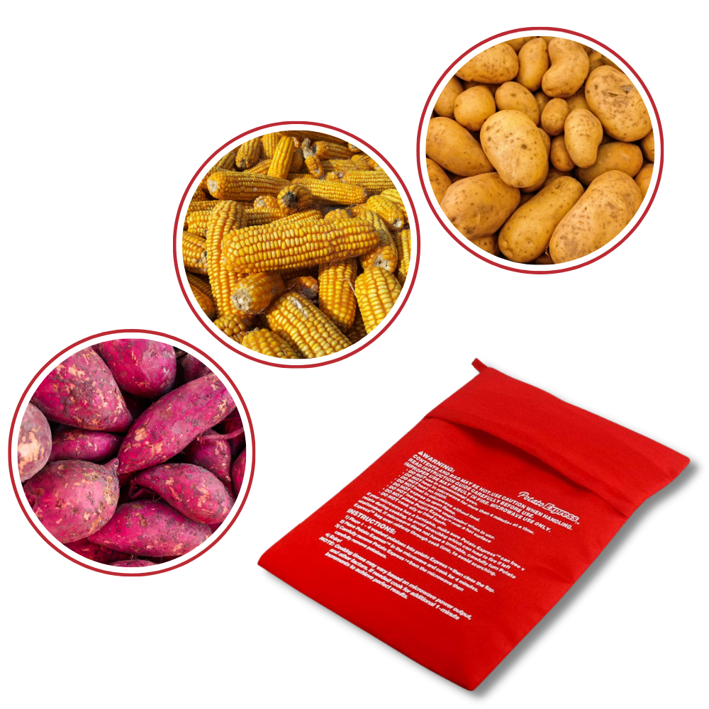 Sac de cuisson à pommes de terre pour micro-ondes