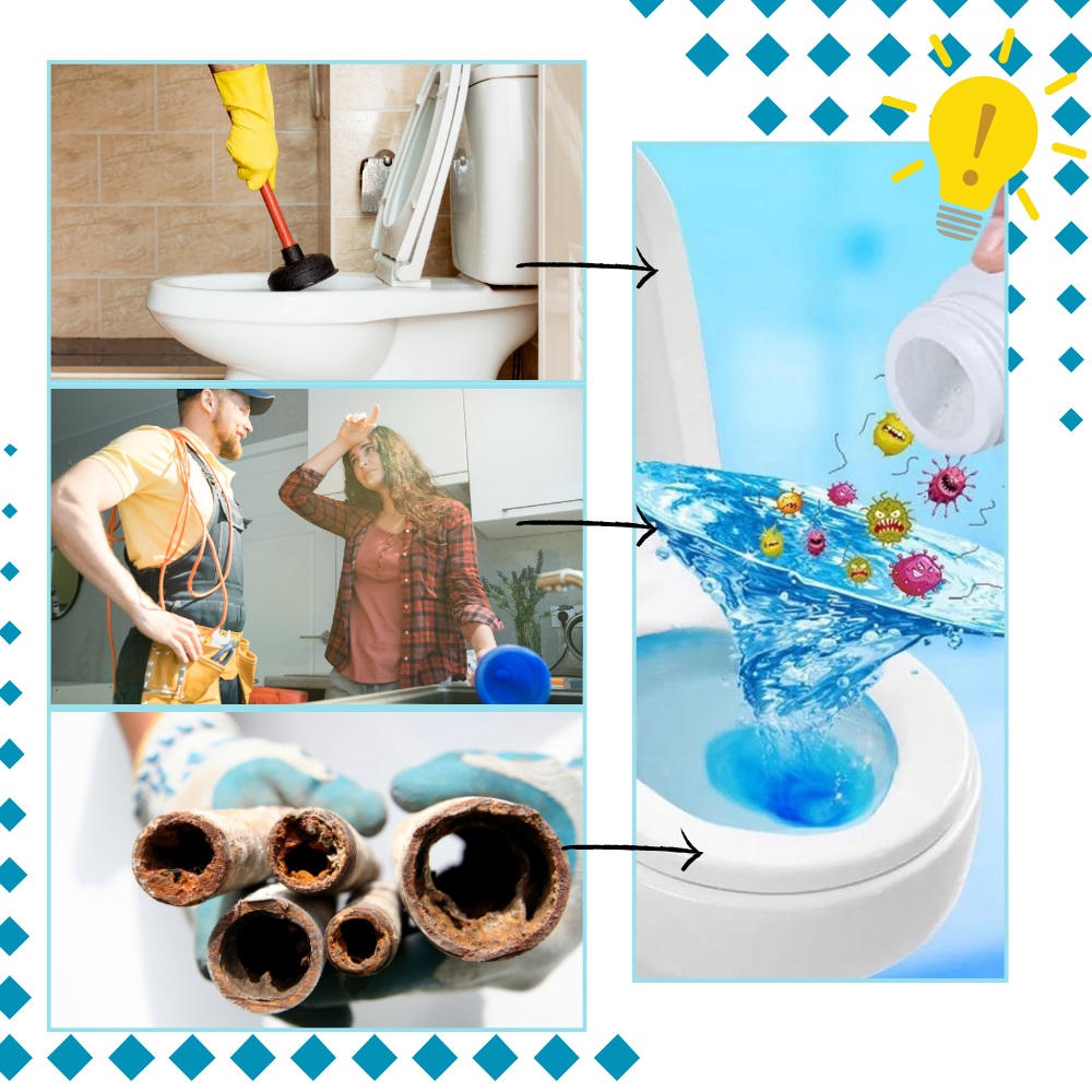 Nettoyeur de drains à action rapide