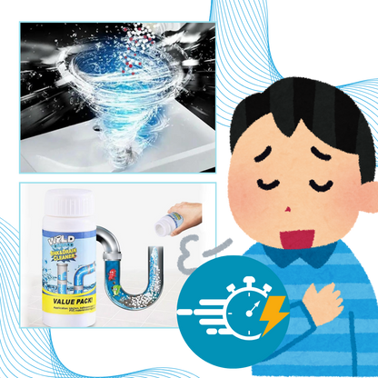 Nettoyeur de drains à action rapide