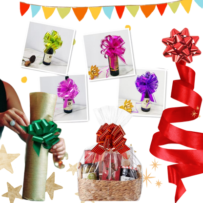 Noeuds en ruban festifs à assemblage facile