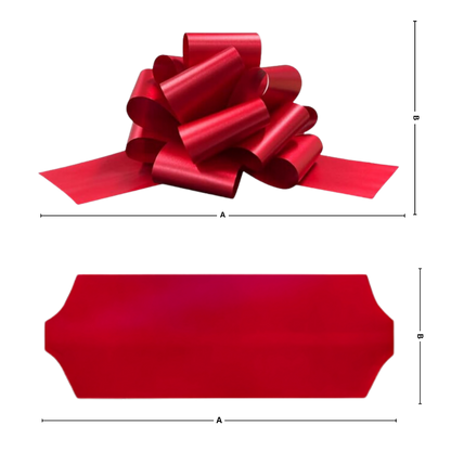 Noeuds en ruban festifs à assemblage facile