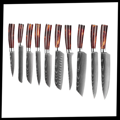 Série de couteaux japonais Firestone