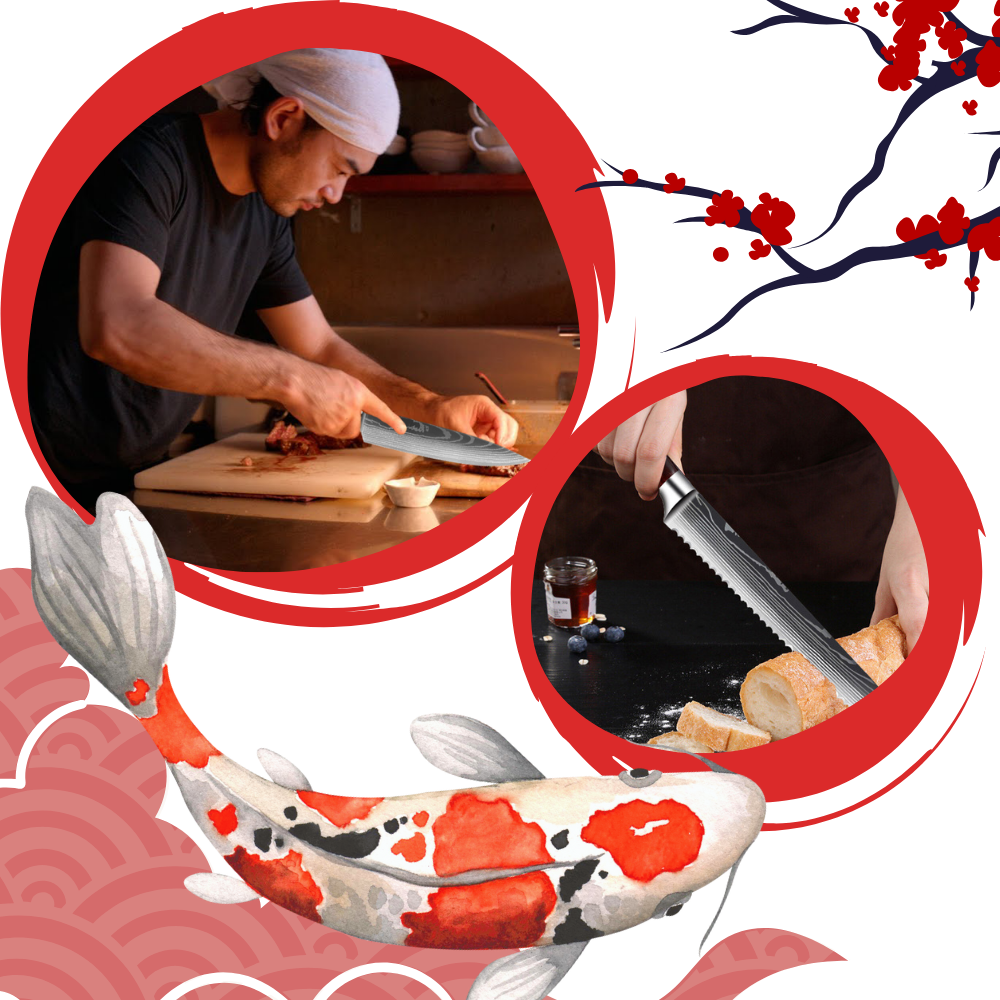 Série de couteaux japonais Firestone