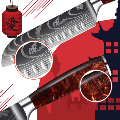 Série de couteaux japonais Firestone