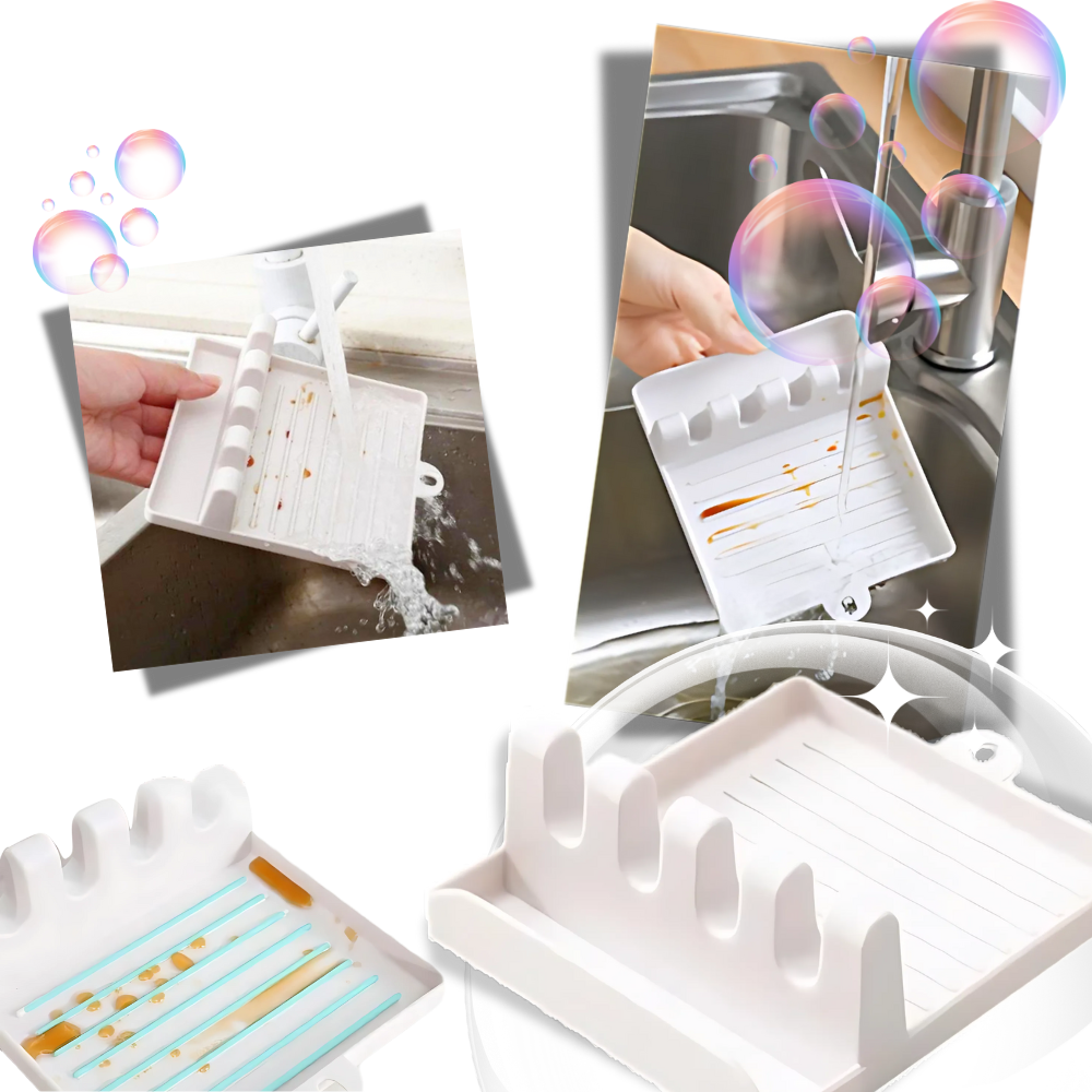 Support de spatules antidérapant à quatre emplacements