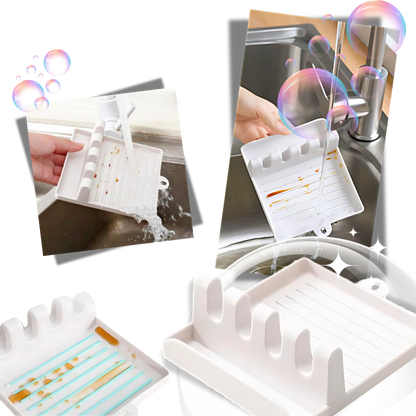 Support de spatules antidérapant à quatre emplacements