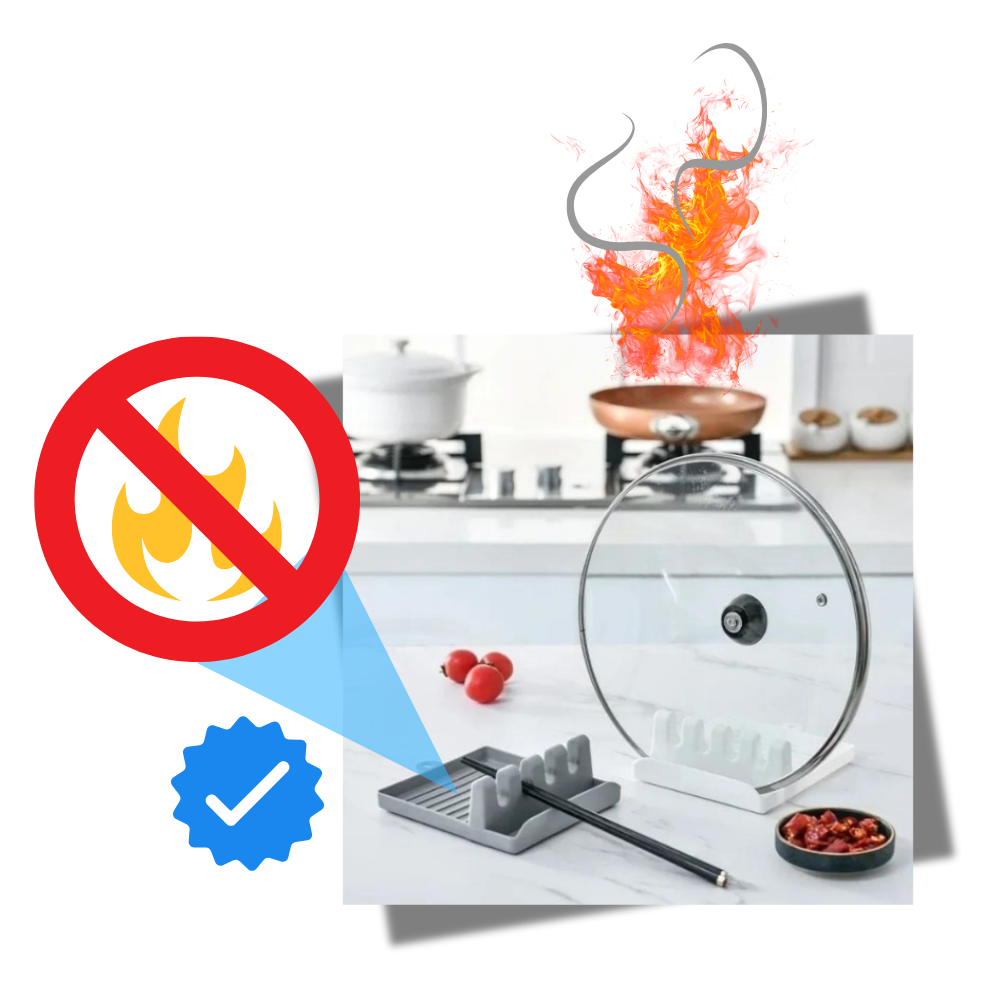 Support de spatules antidérapant à quatre emplacements