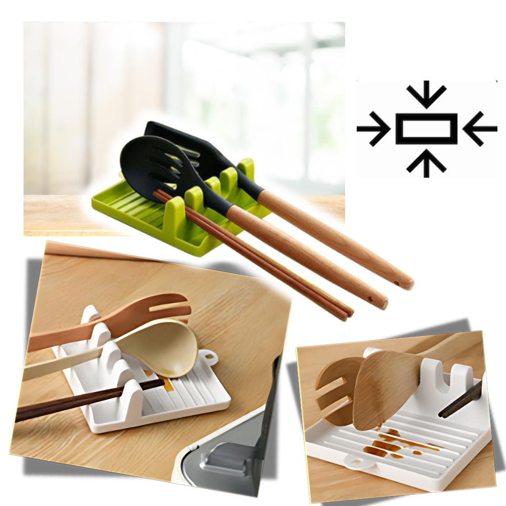 Support de spatules antidérapant à quatre emplacements