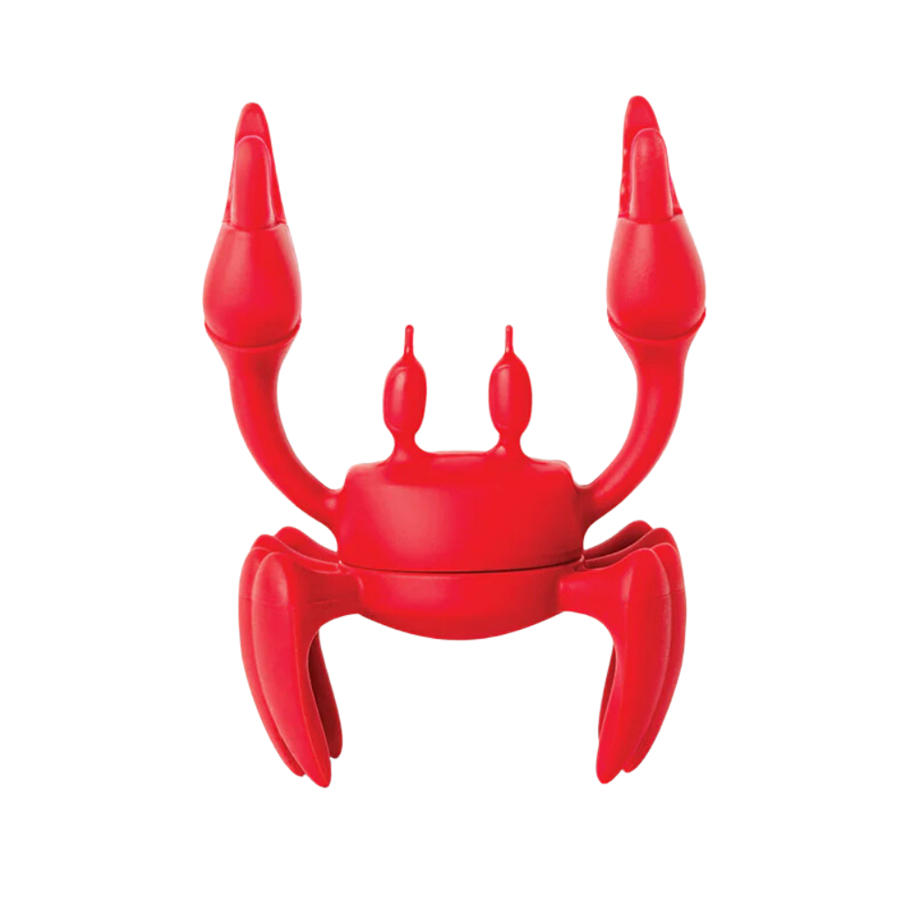 Porte-cuillère antidérapant en forme de crabe amusant