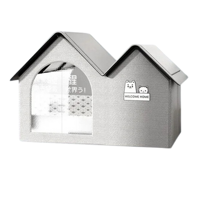 Maison pour chats à isolation thermique réfléchissante