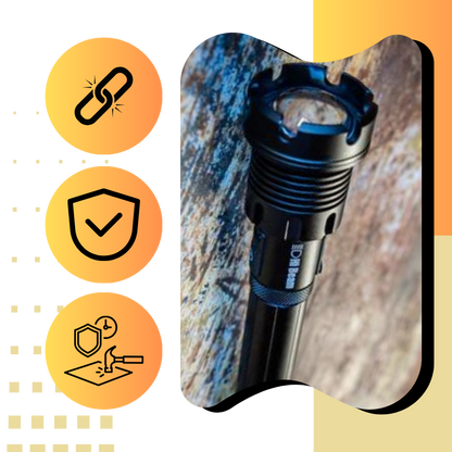 Torche à LED rechargeable à long faisceau