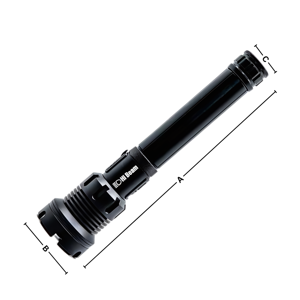 Torche à LED rechargeable à long faisceau