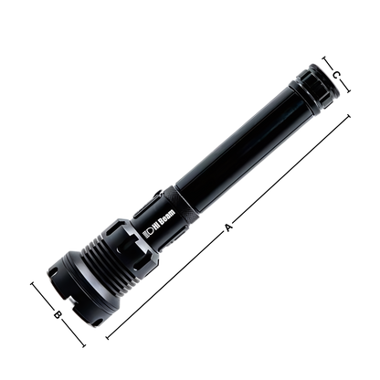 Torche à LED rechargeable à long faisceau