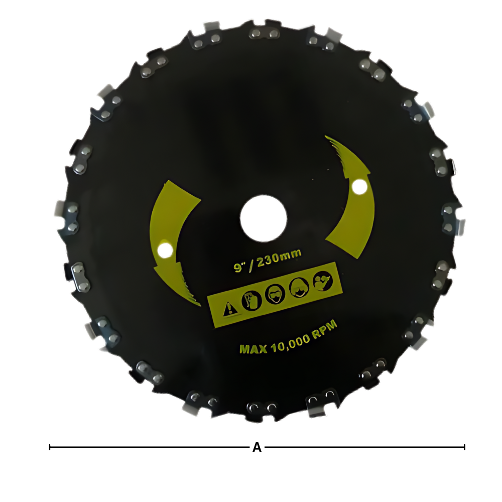 Scie circulaire pour coupe-bordures en acier à grande vitesse