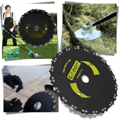 Scie circulaire pour coupe-bordures en acier à grande vitesse