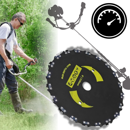 Scie circulaire pour coupe-bordures en acier à grande vitesse