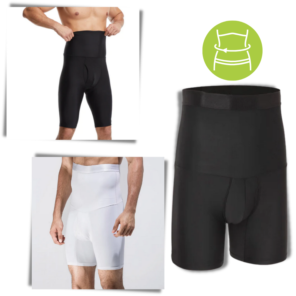 Short minceur sans couture à taille haute