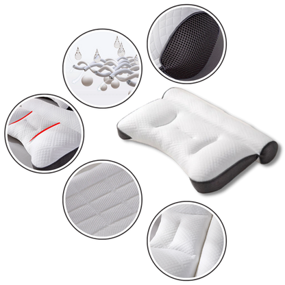 Oreiller de soutien cervical hypoallergénique