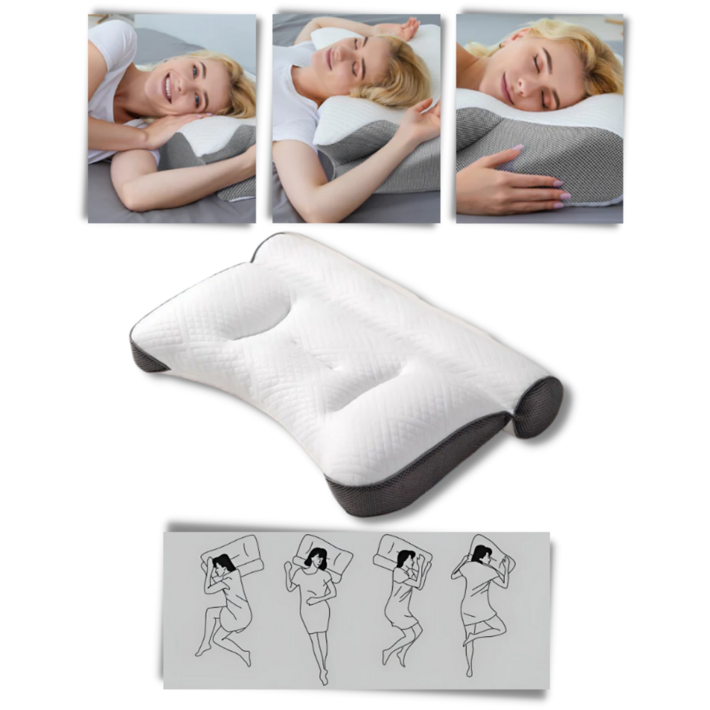 Oreiller de soutien cervical hypoallergénique