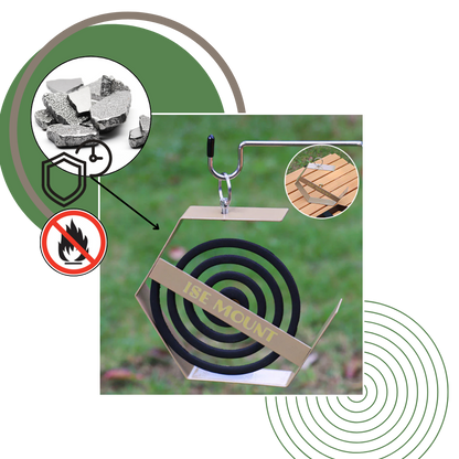 Support en fer pour spirale anti-moustique