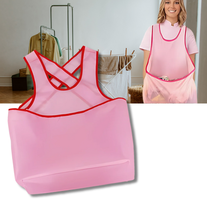 Tablier de ménage imperméable avec grande poche