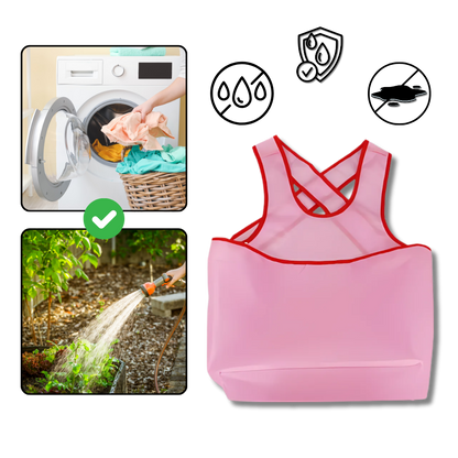 Tablier de ménage imperméable avec grande poche