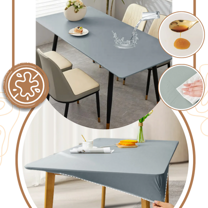 Nappe rectangulaire en cuir d'agneau