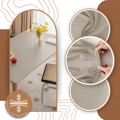 Nappe rectangulaire en cuir d'agneau