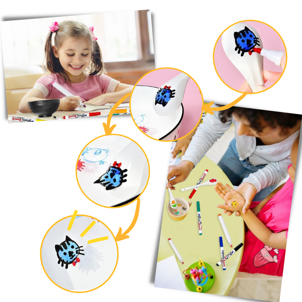 Set de stylos de peinture à l'eau