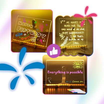 Tableau d'écriture affichage LED