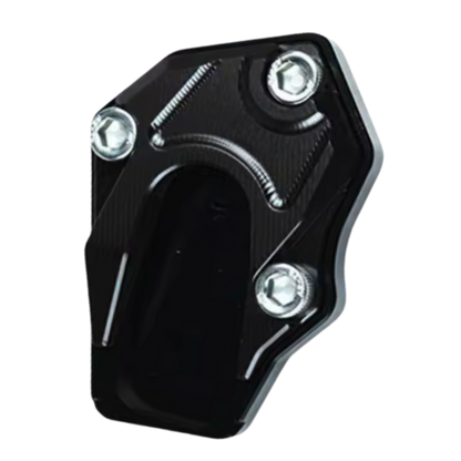 Support levier de béquille et plaque d'extension en alliage pour moto