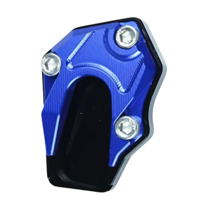 Support levier de béquille et plaque d'extension en alliage pour moto