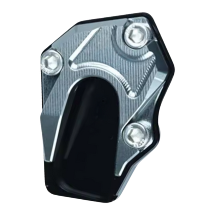 Support levier de béquille et plaque d'extension en alliage pour moto