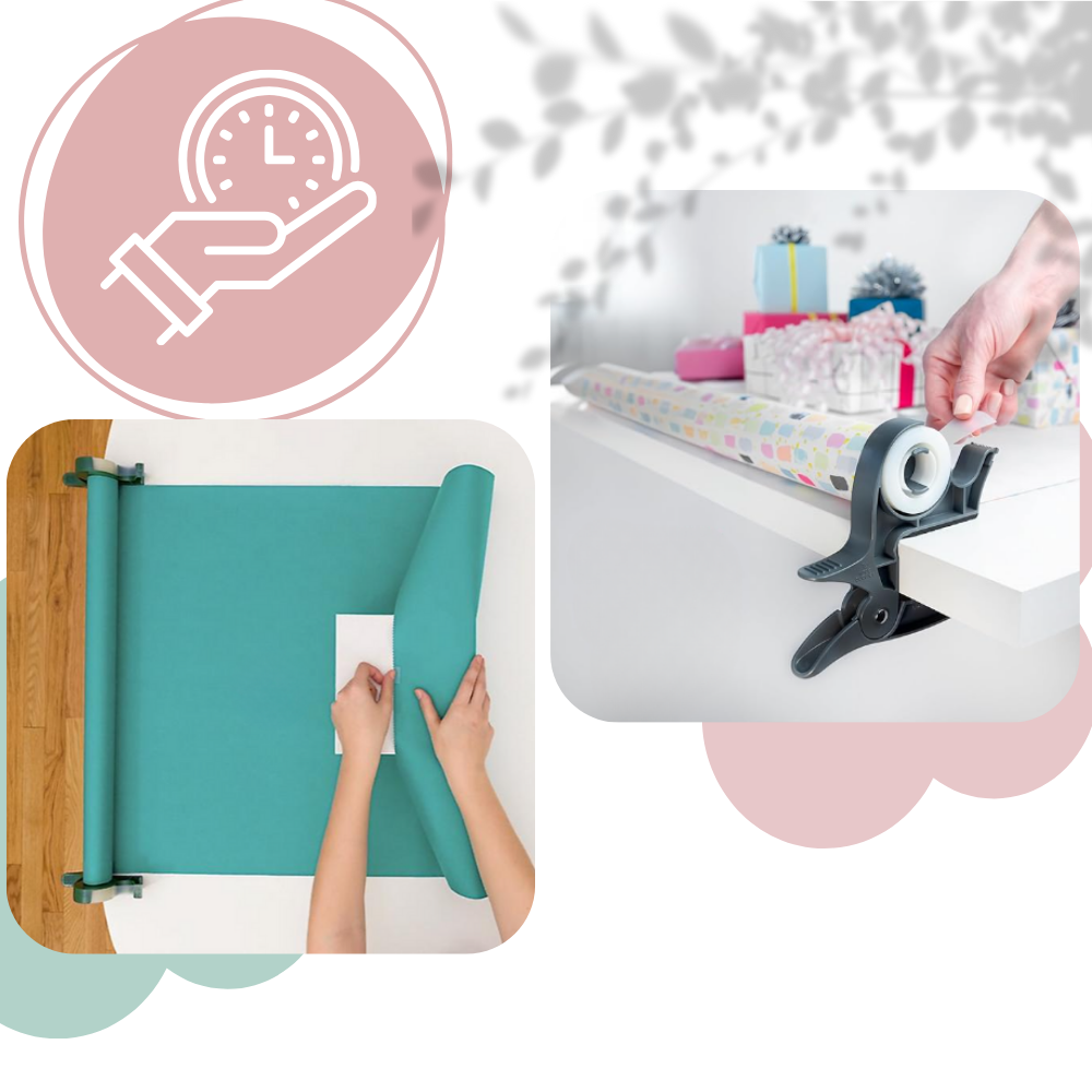 Porte-papier multifonctionnel pour papier cadeaux